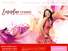 Tablet Screenshot of emmelinechang.com